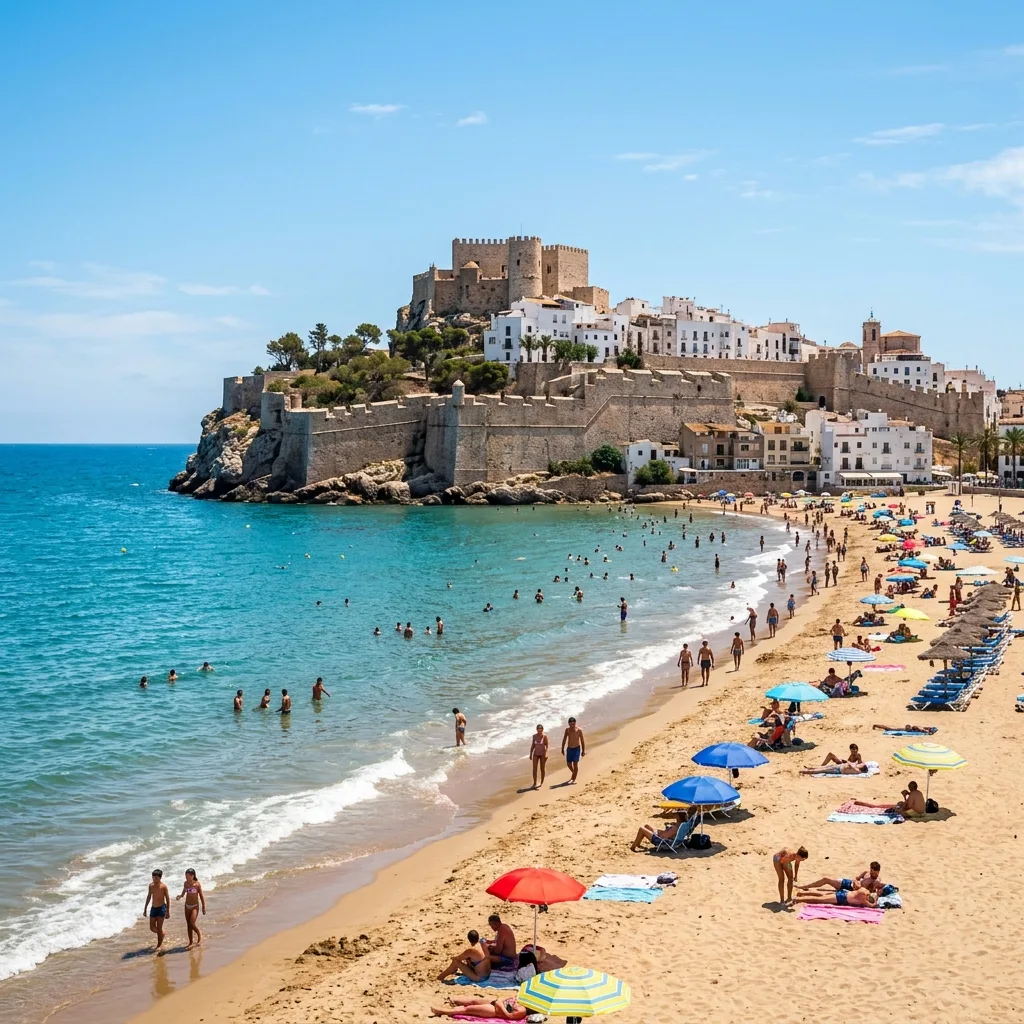 Peñíscola Castle Beach View
